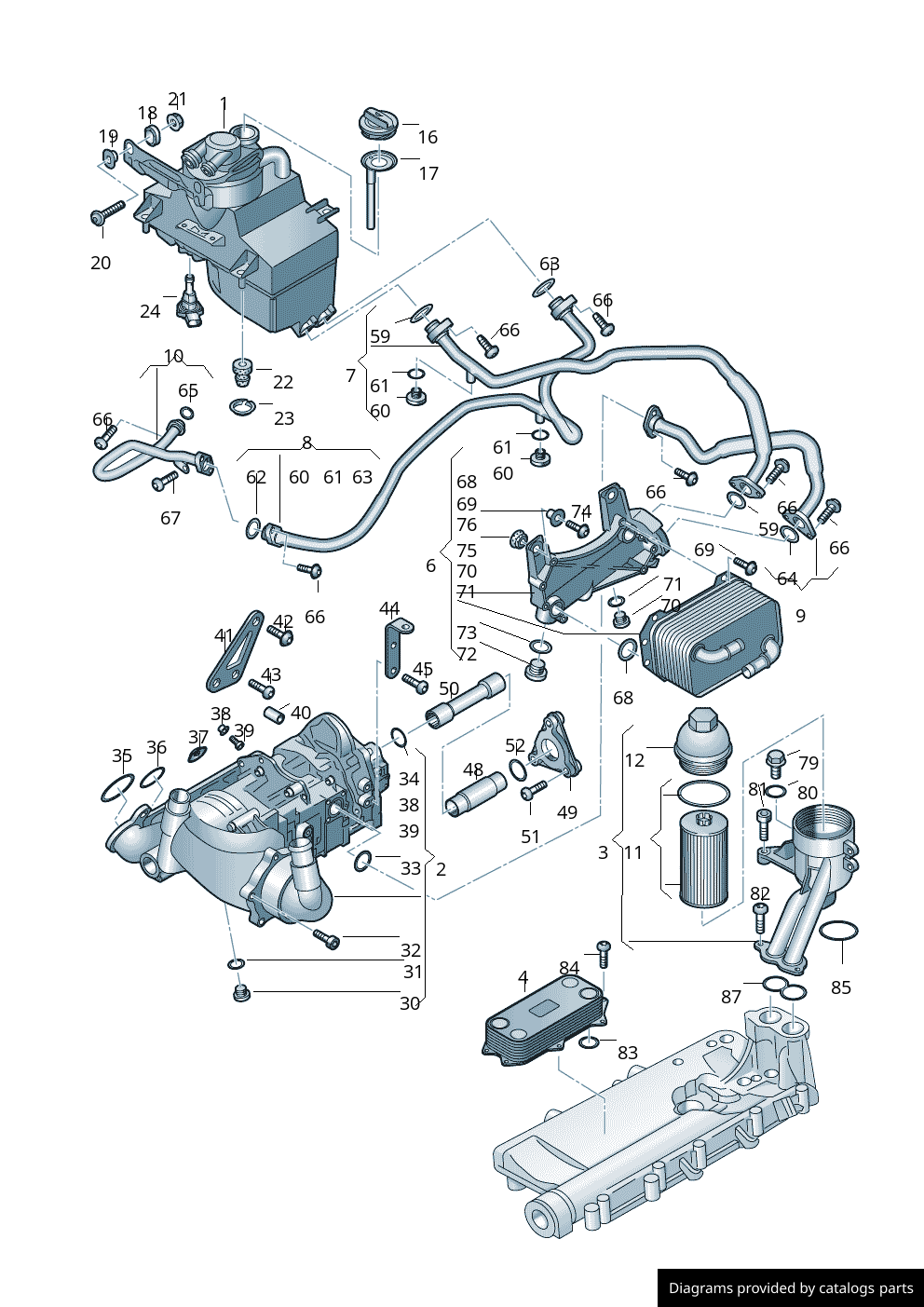 Car part diagram