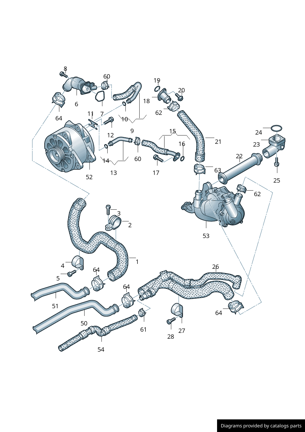 Car part diagram
