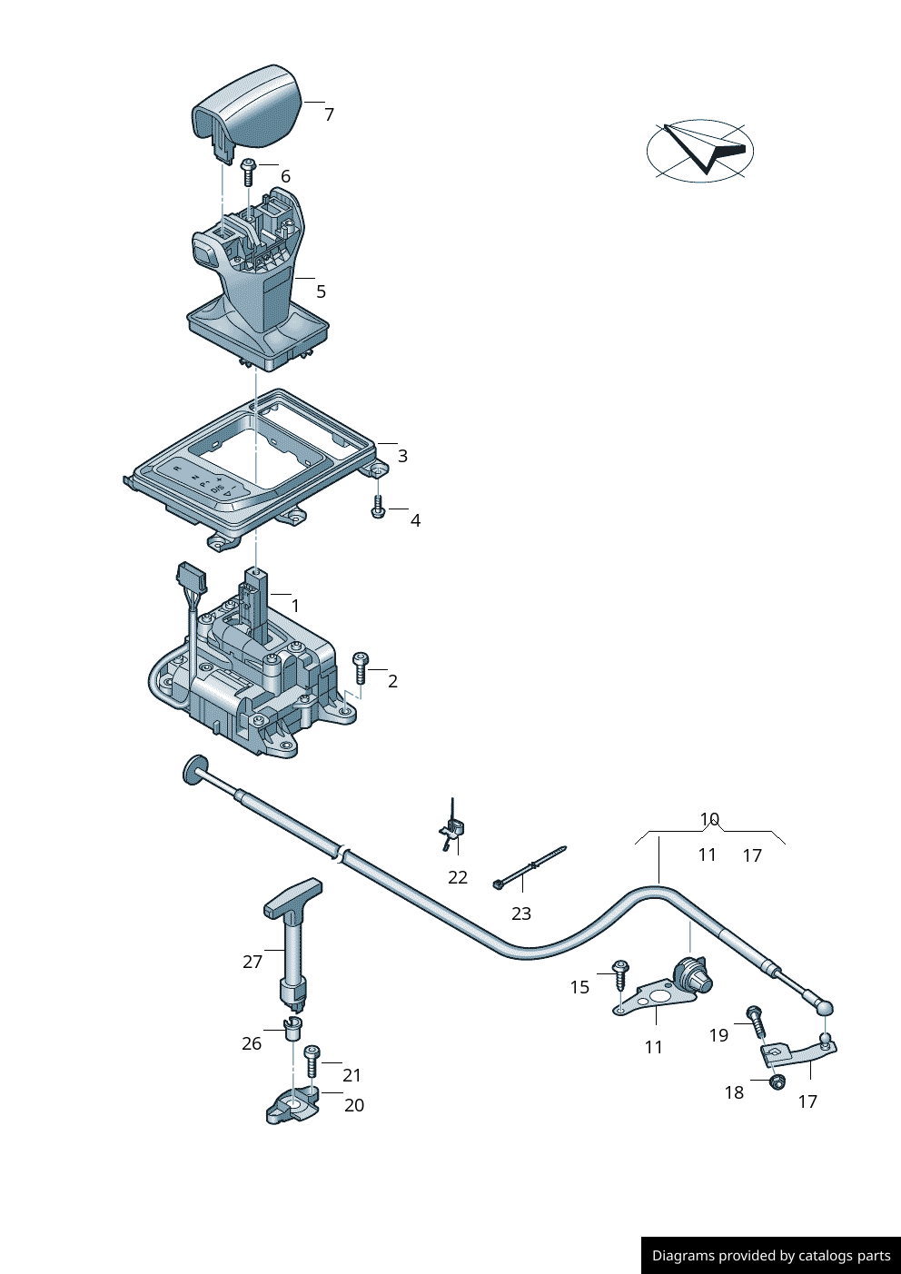 Car part diagram