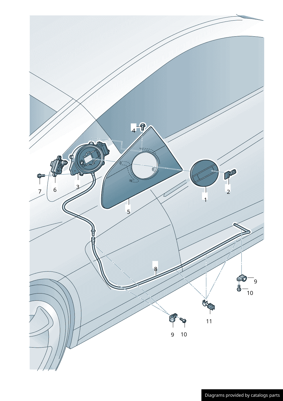 Car part diagram