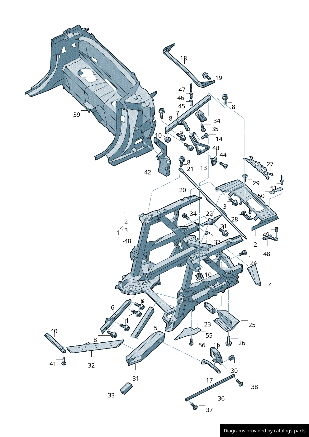 Car part diagram
