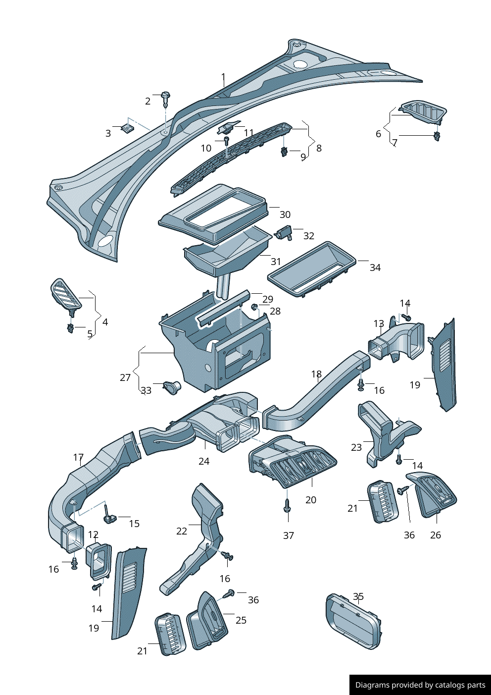 Car part diagram
