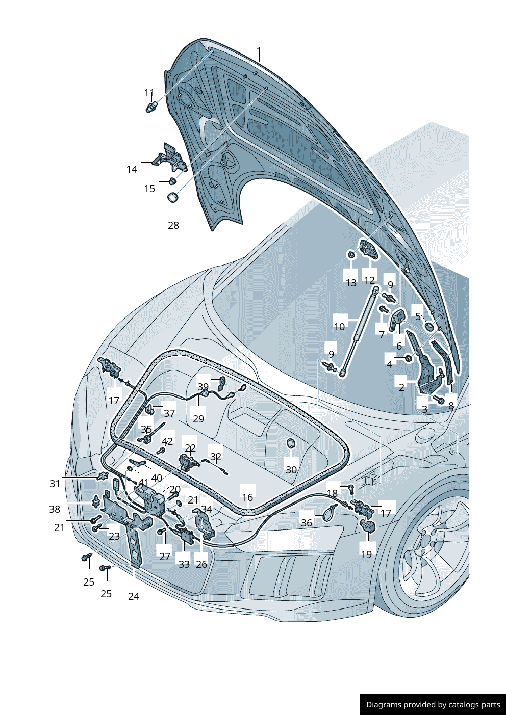 Car part diagram