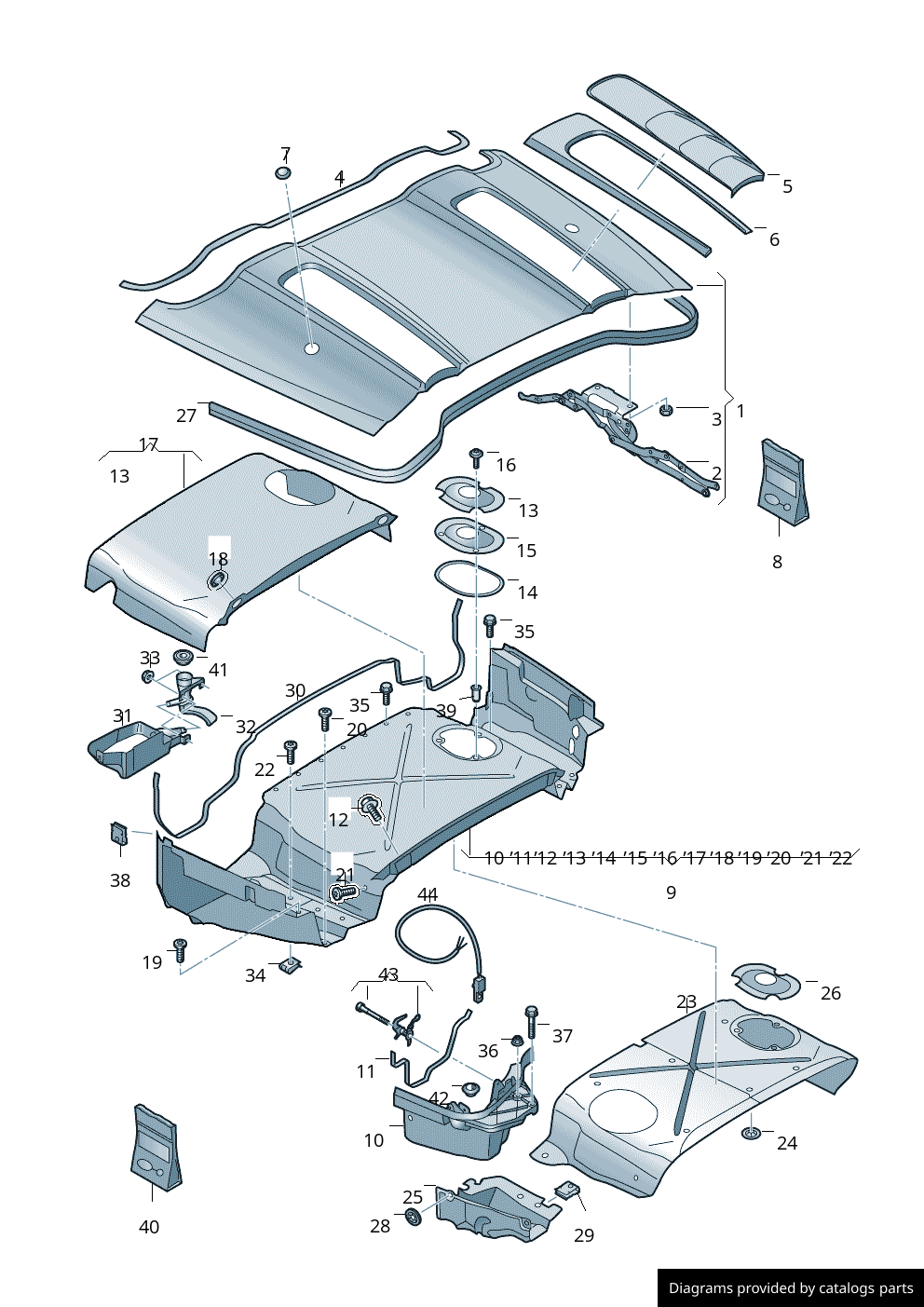 Car part diagram