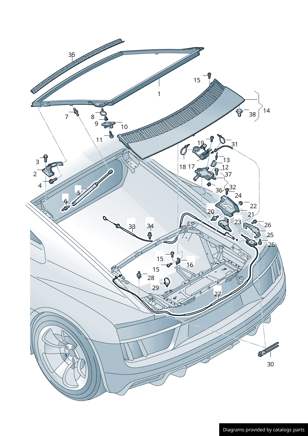 Car part diagram