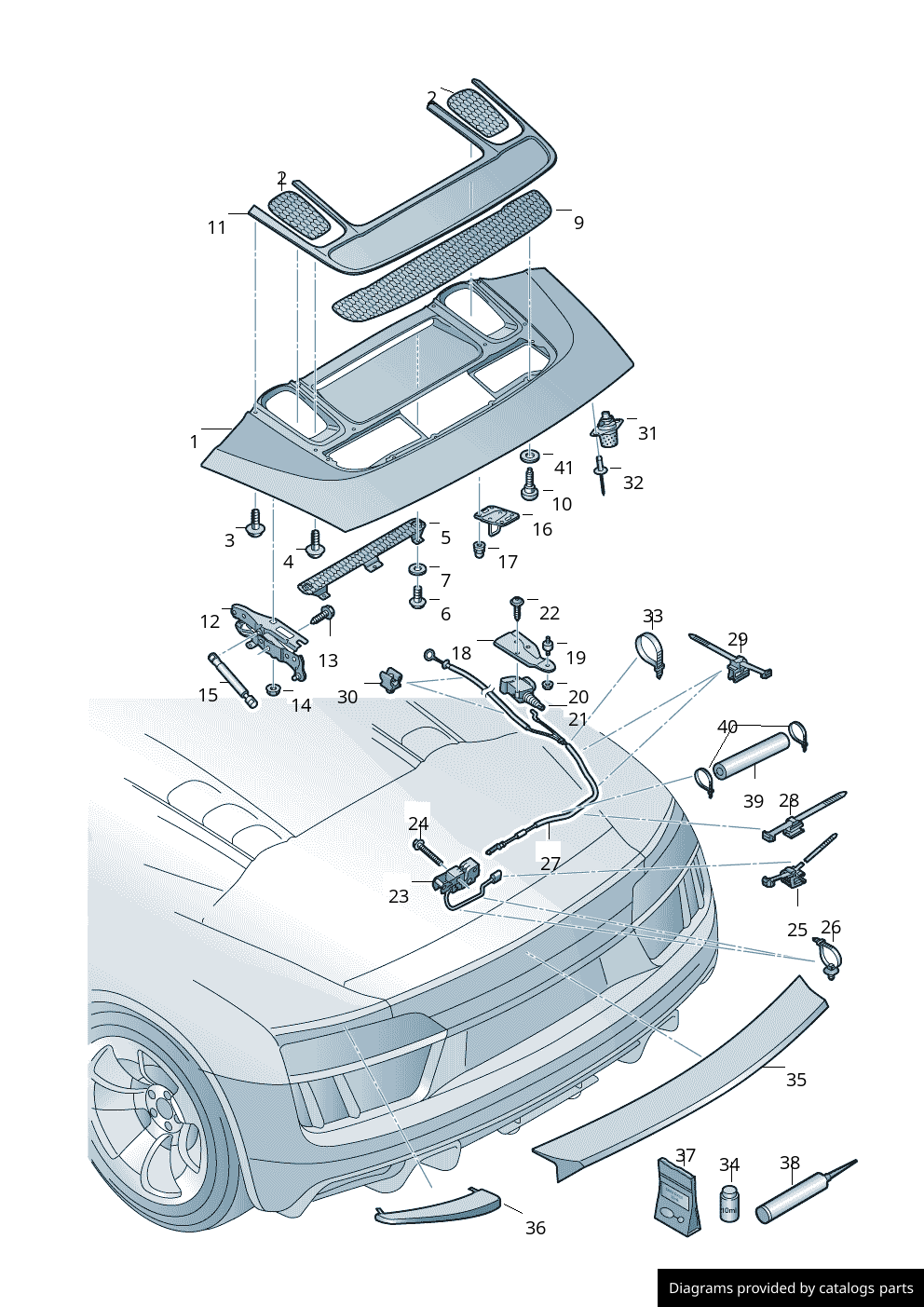 Car part diagram