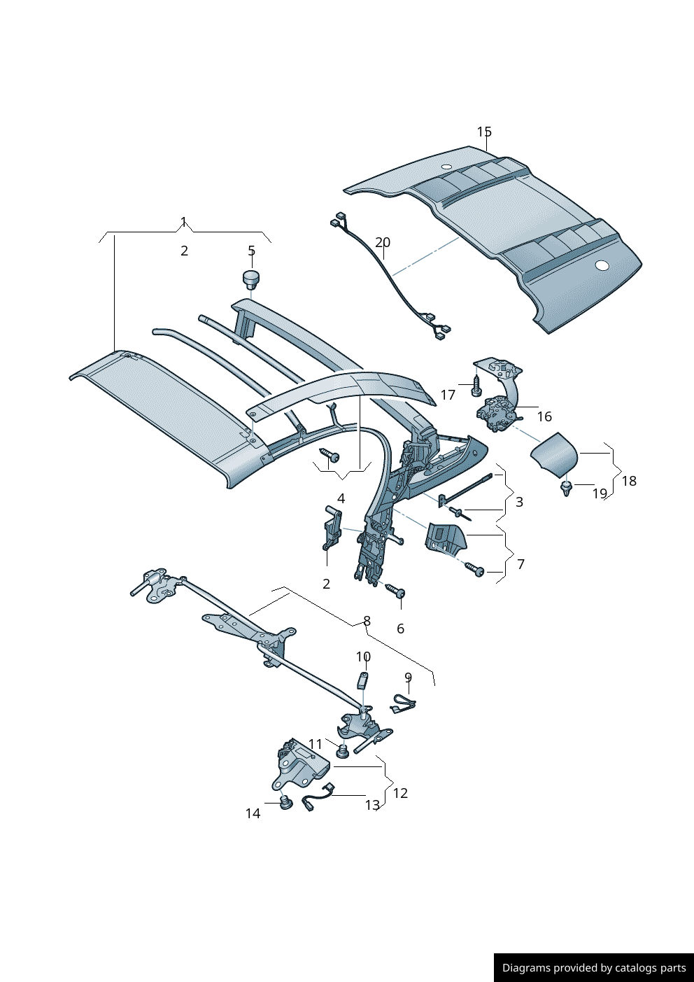 Car part diagram
