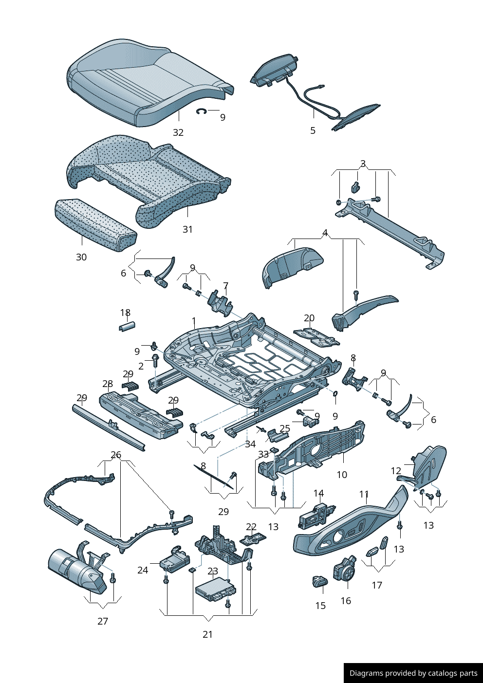 Car part diagram