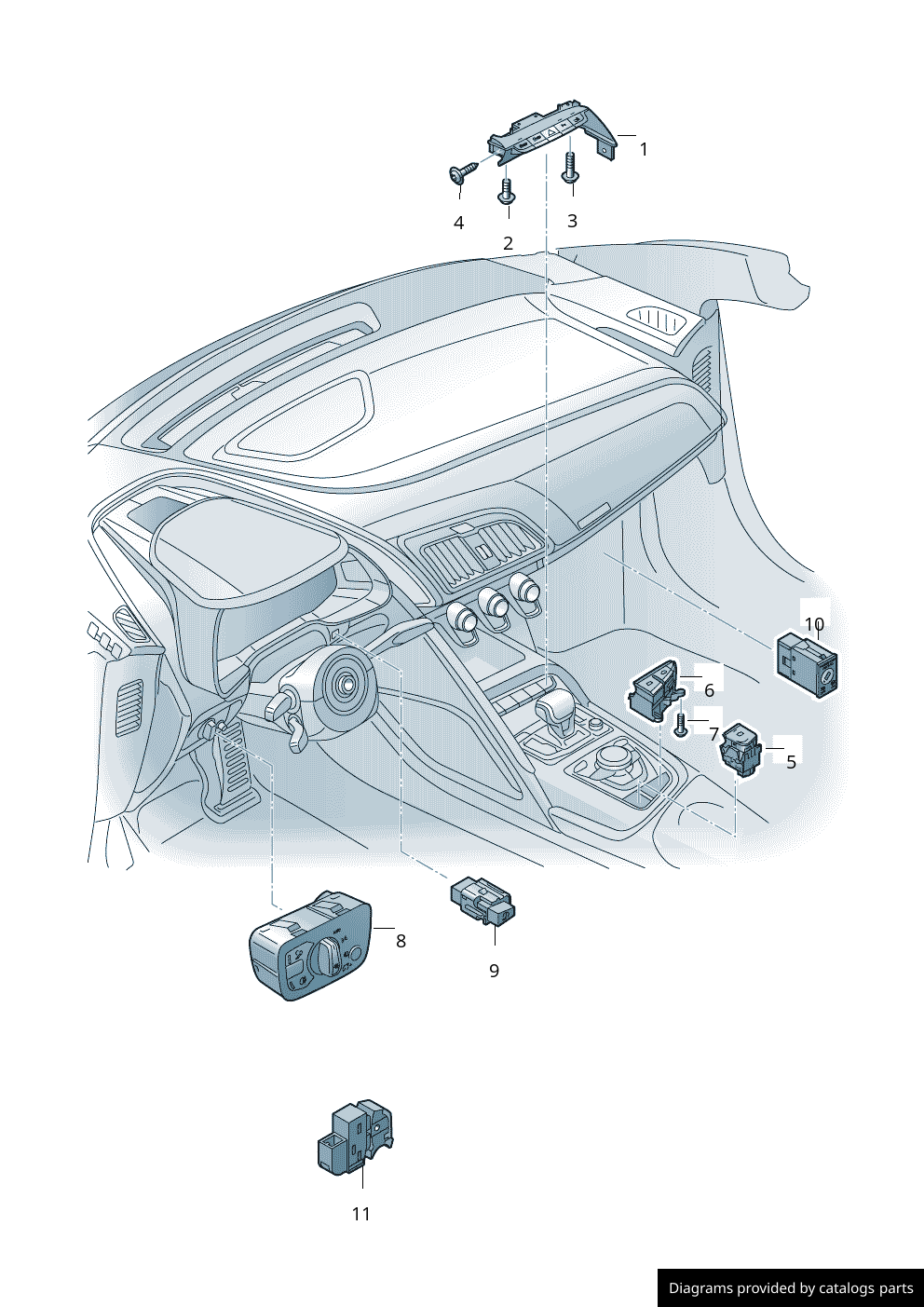 Car part diagram