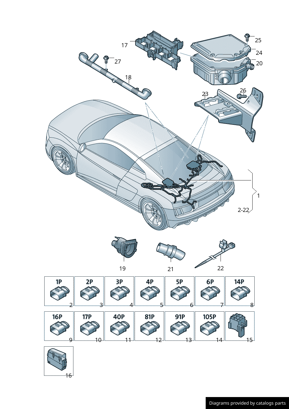 Car part diagram