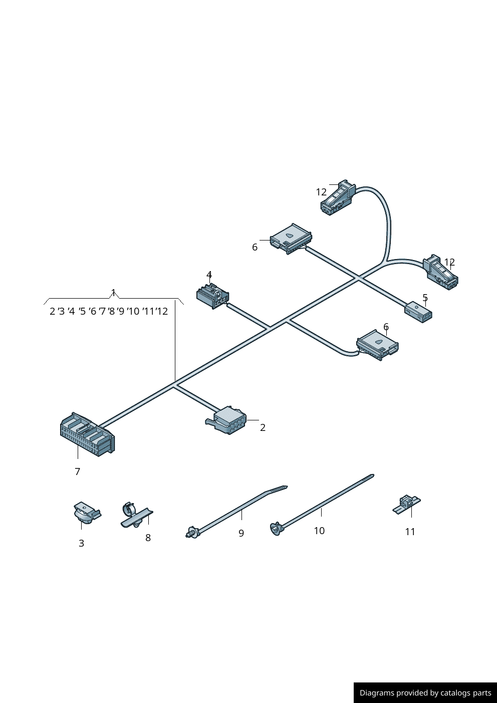 Car part diagram