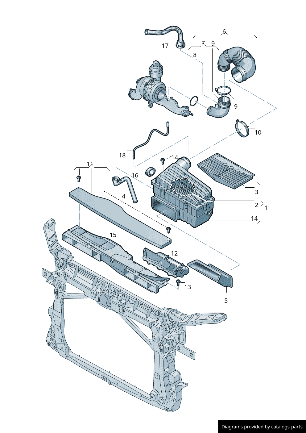 Car part diagram