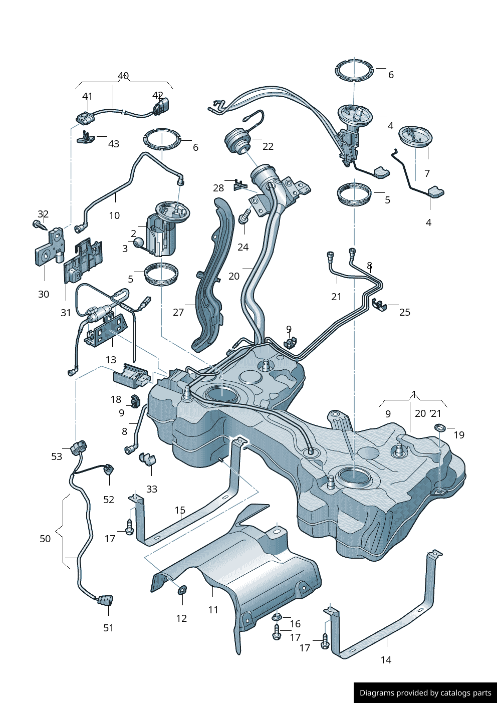 Car part diagram