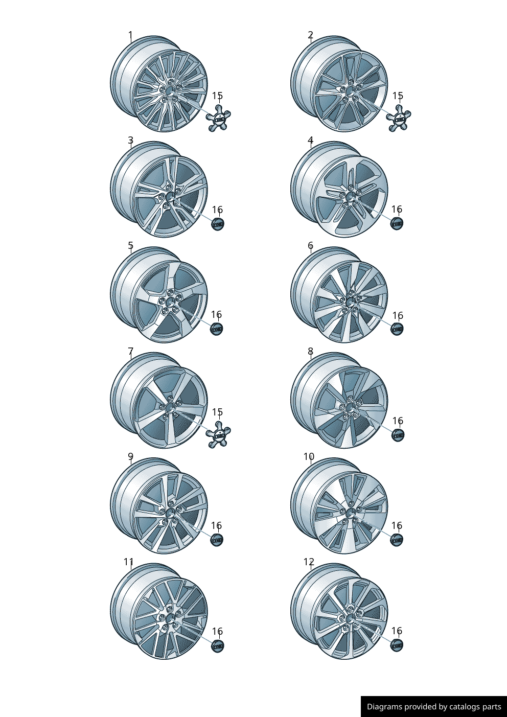 Car part diagram