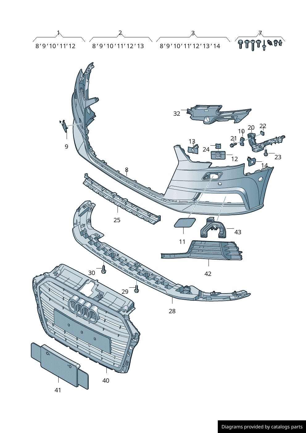 Car part diagram