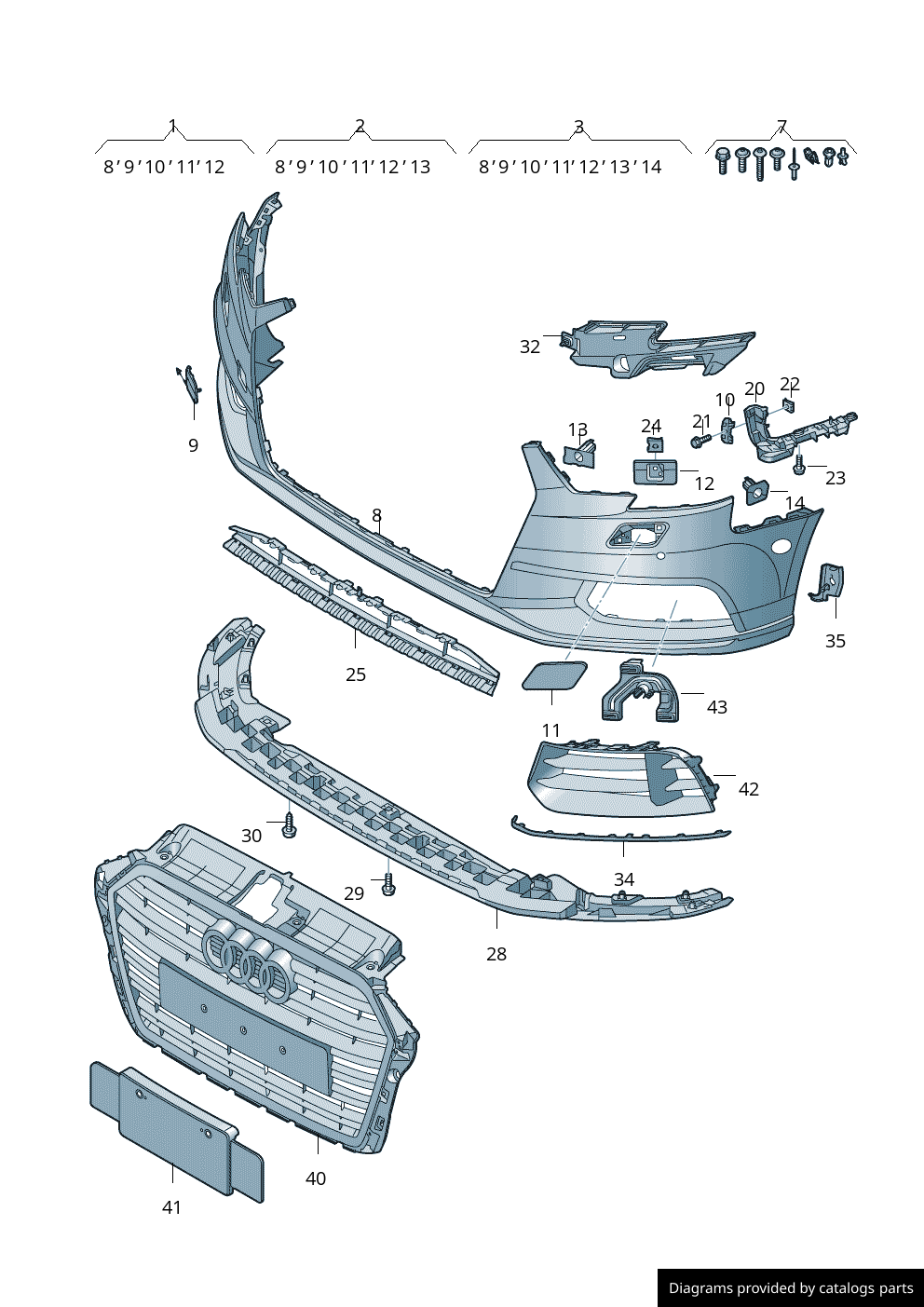 Car part diagram