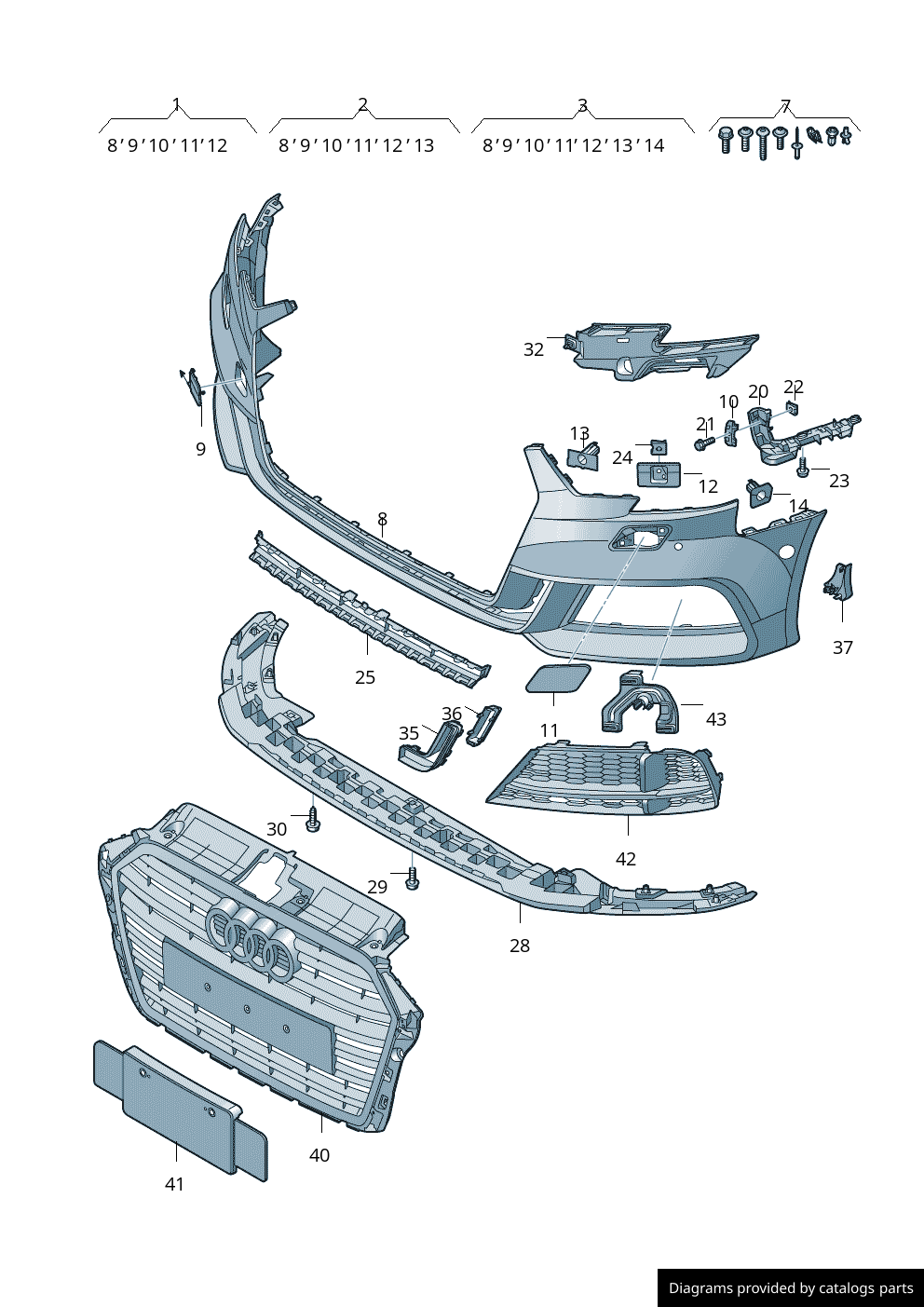 Car part diagram