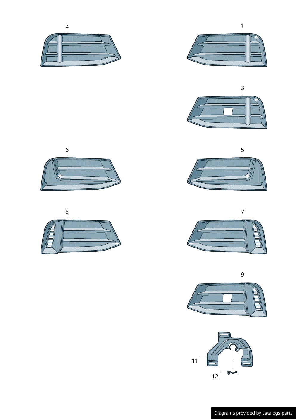 Car part diagram