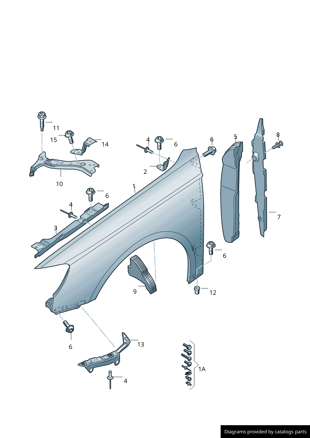 Car part diagram