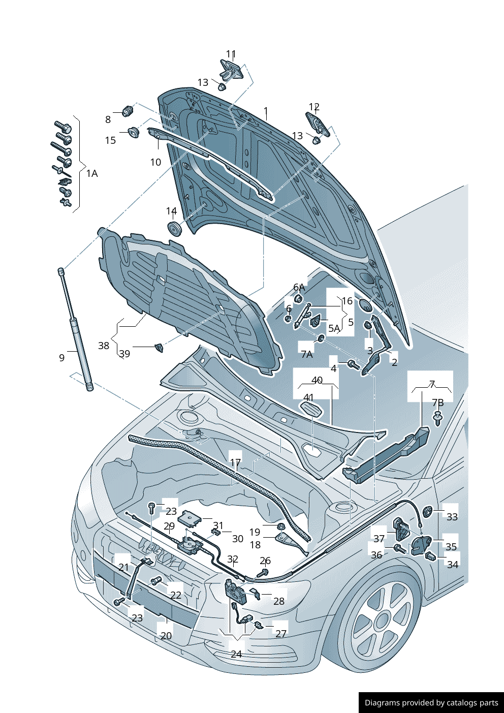 Car part diagram