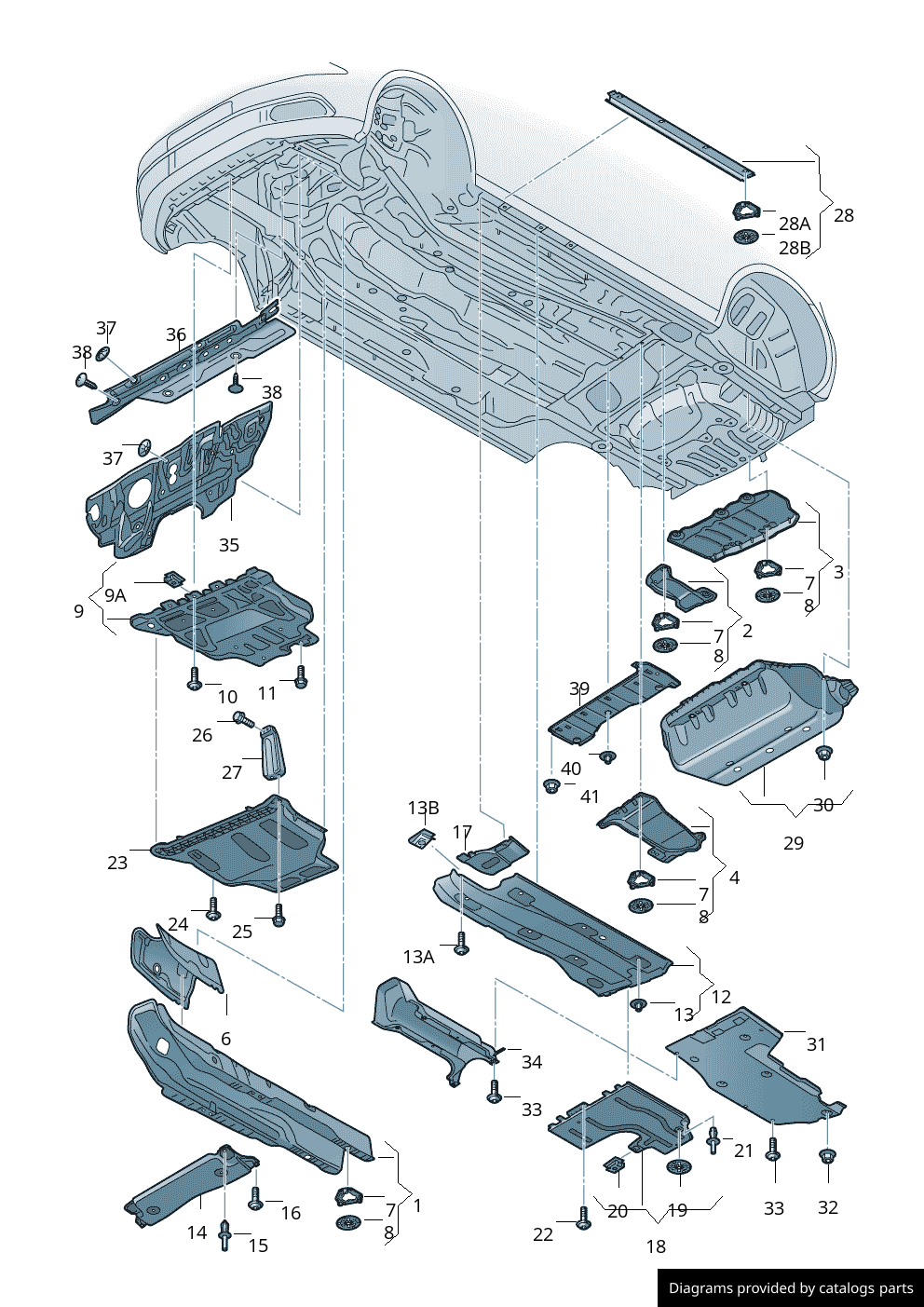 Car part diagram