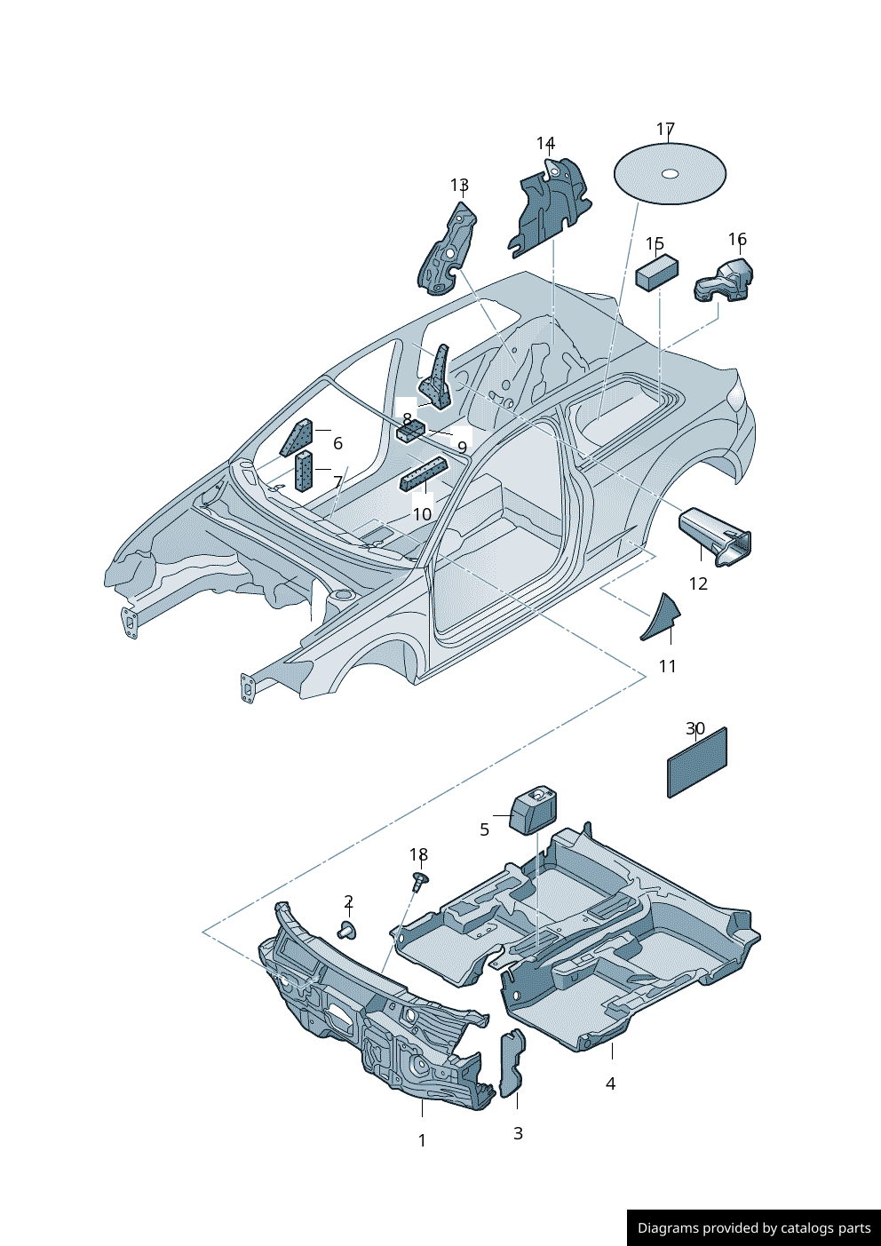 Car part diagram