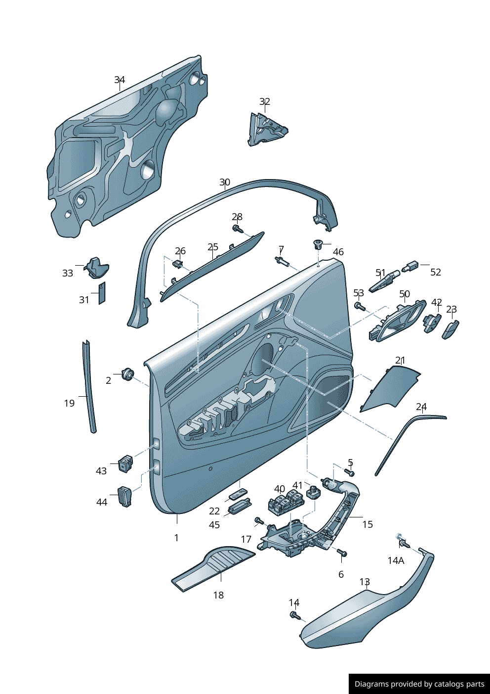 Car part diagram