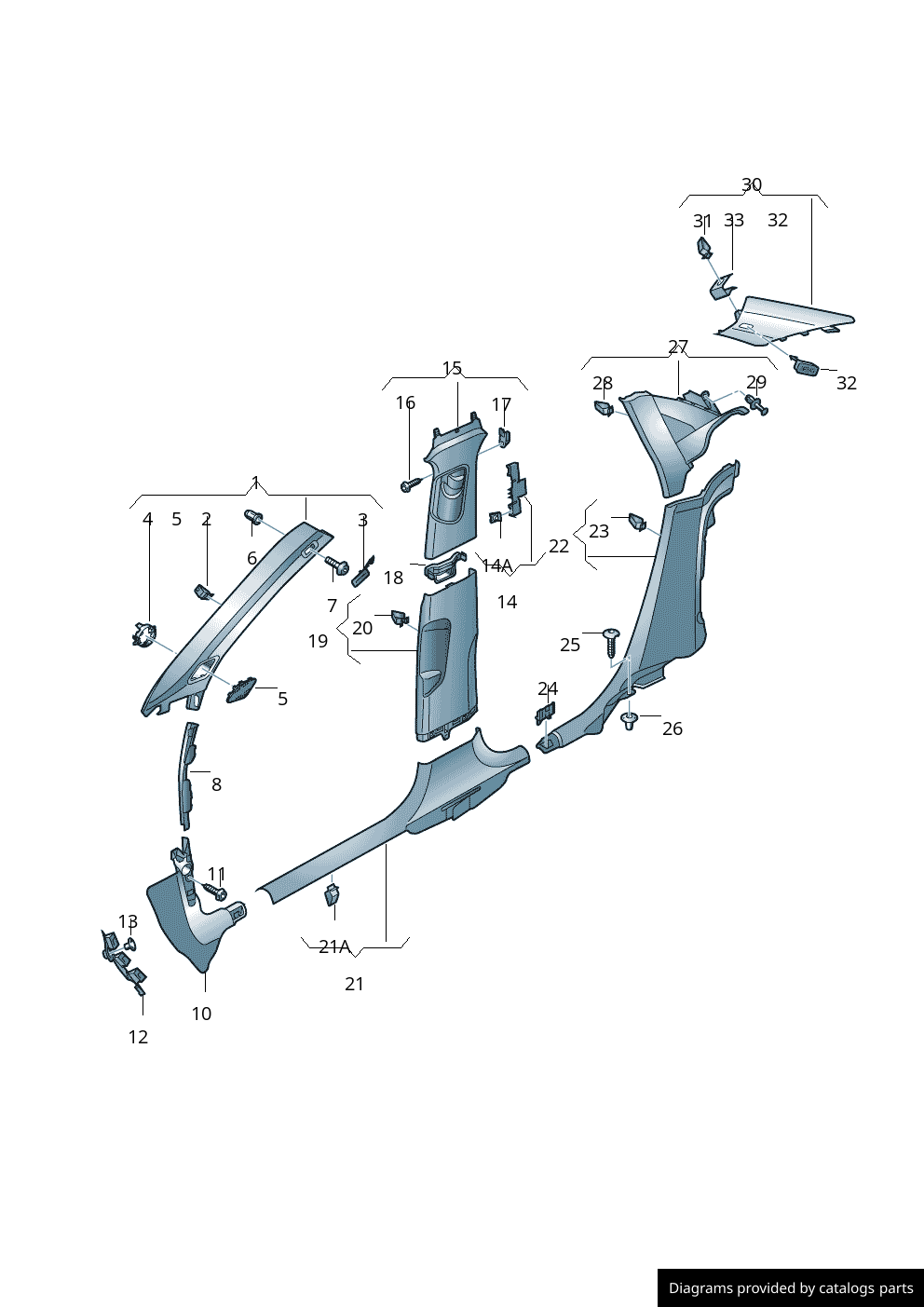 Car part diagram