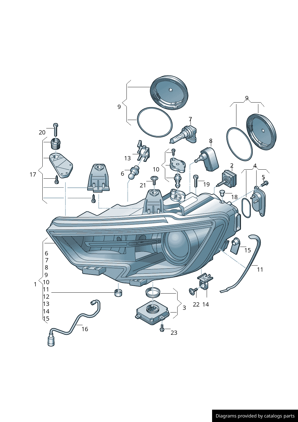 Car part diagram