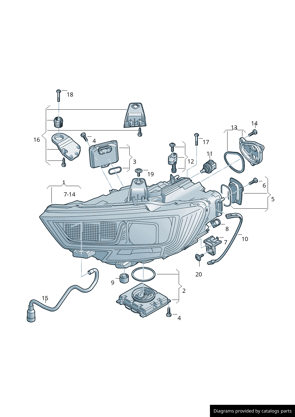 Car part diagram