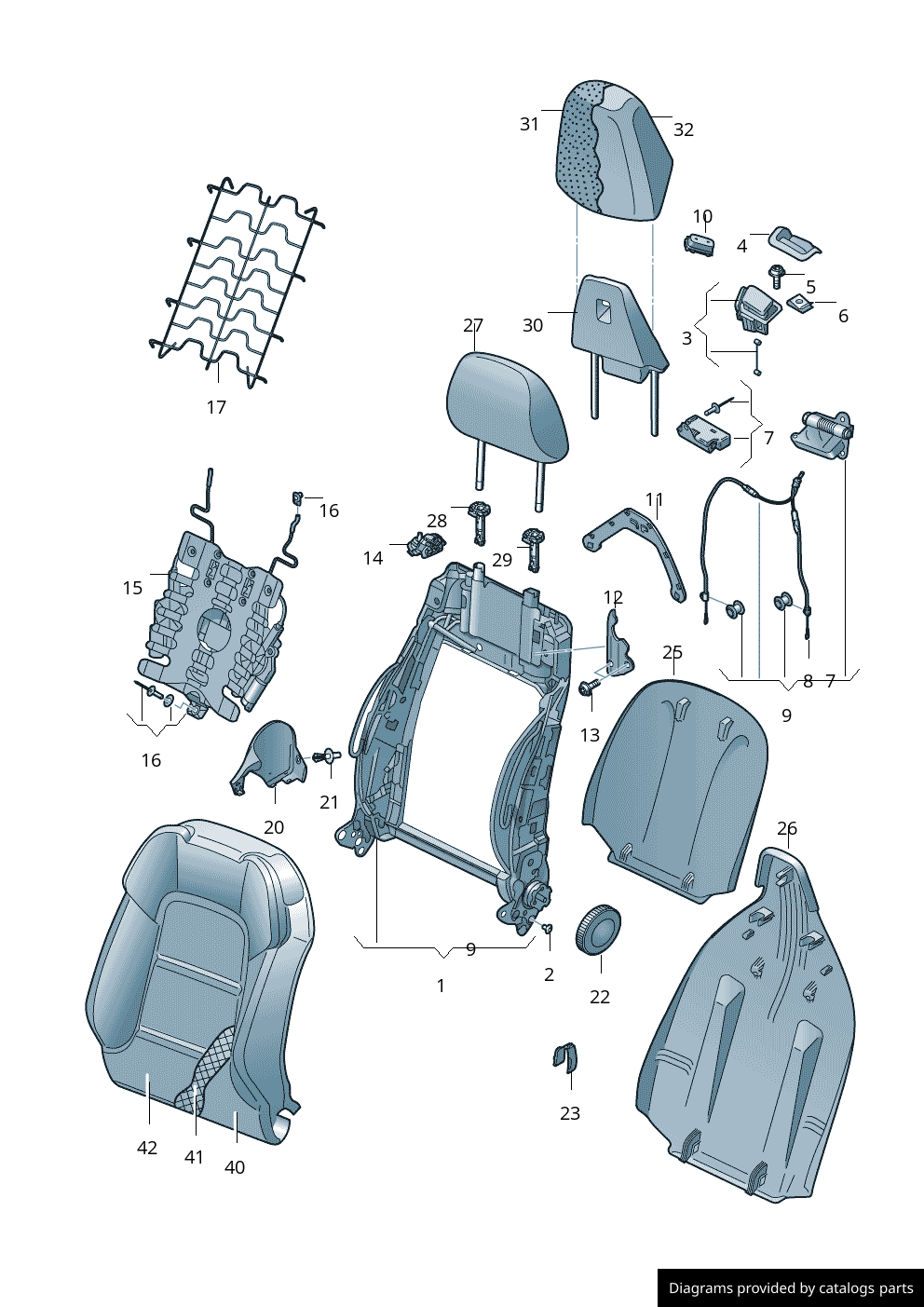 Car part diagram