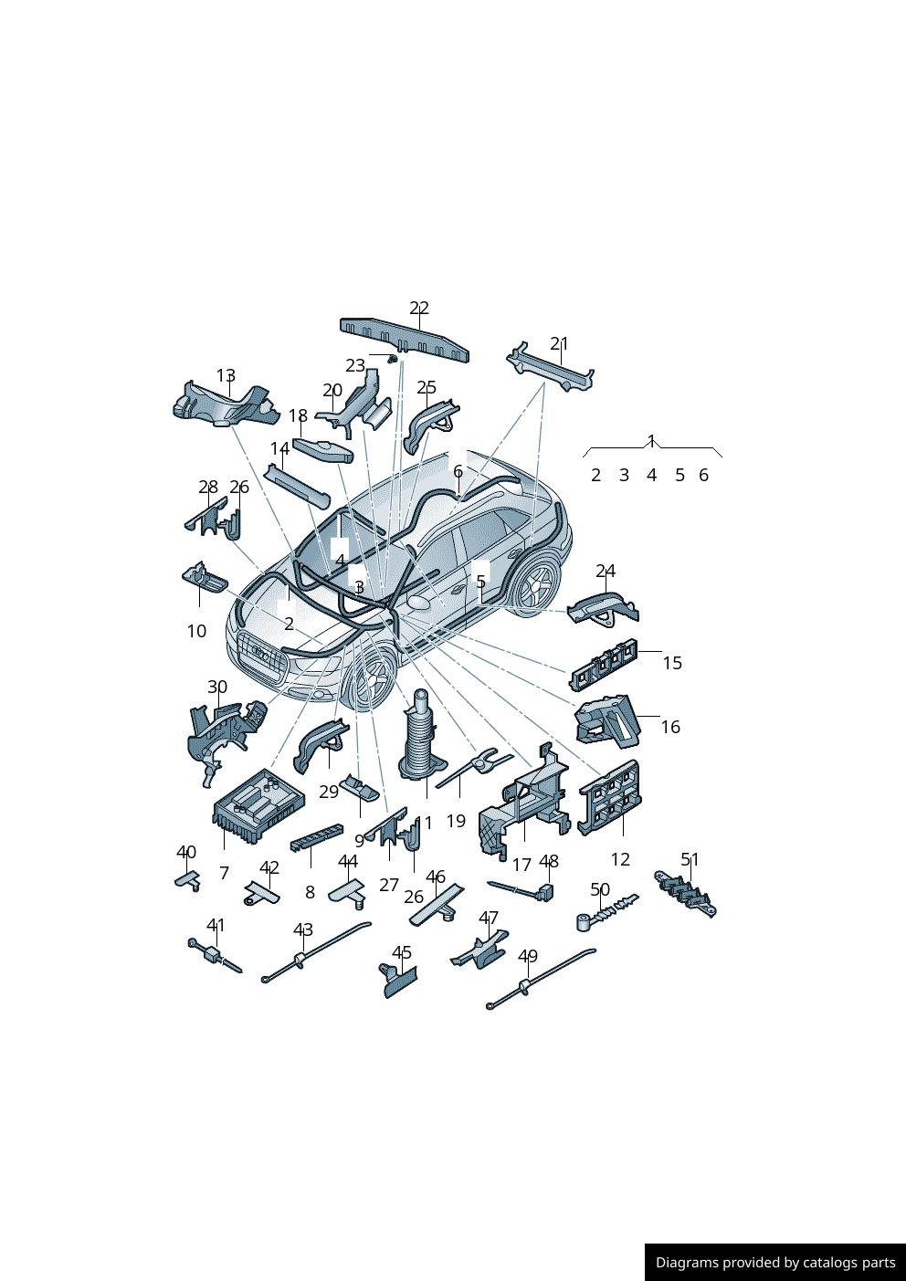 Car part diagram