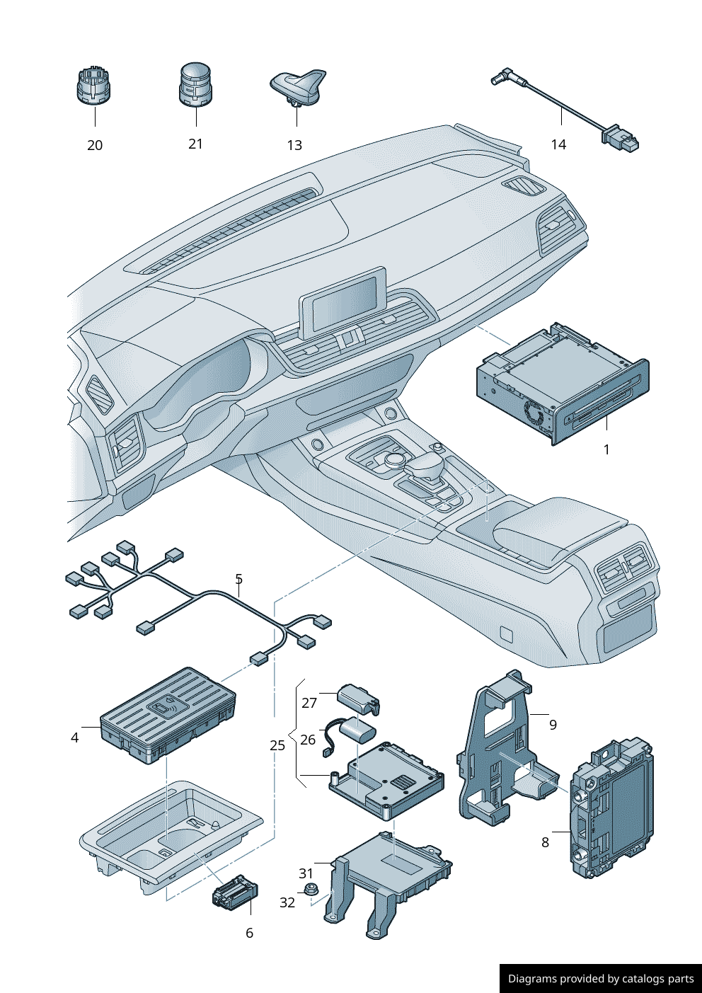 Car part diagram