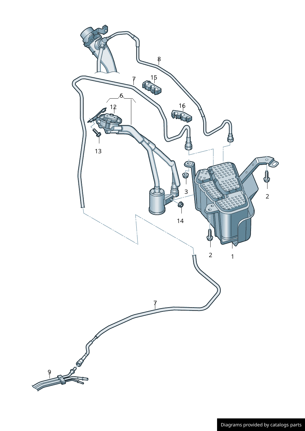 Car part diagram
