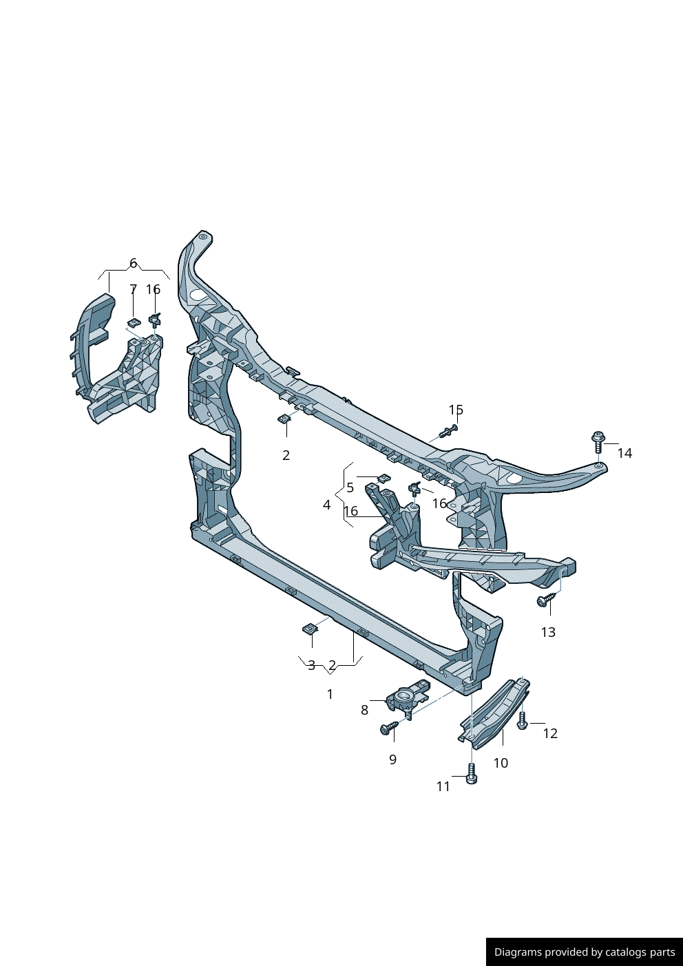 Car part diagram