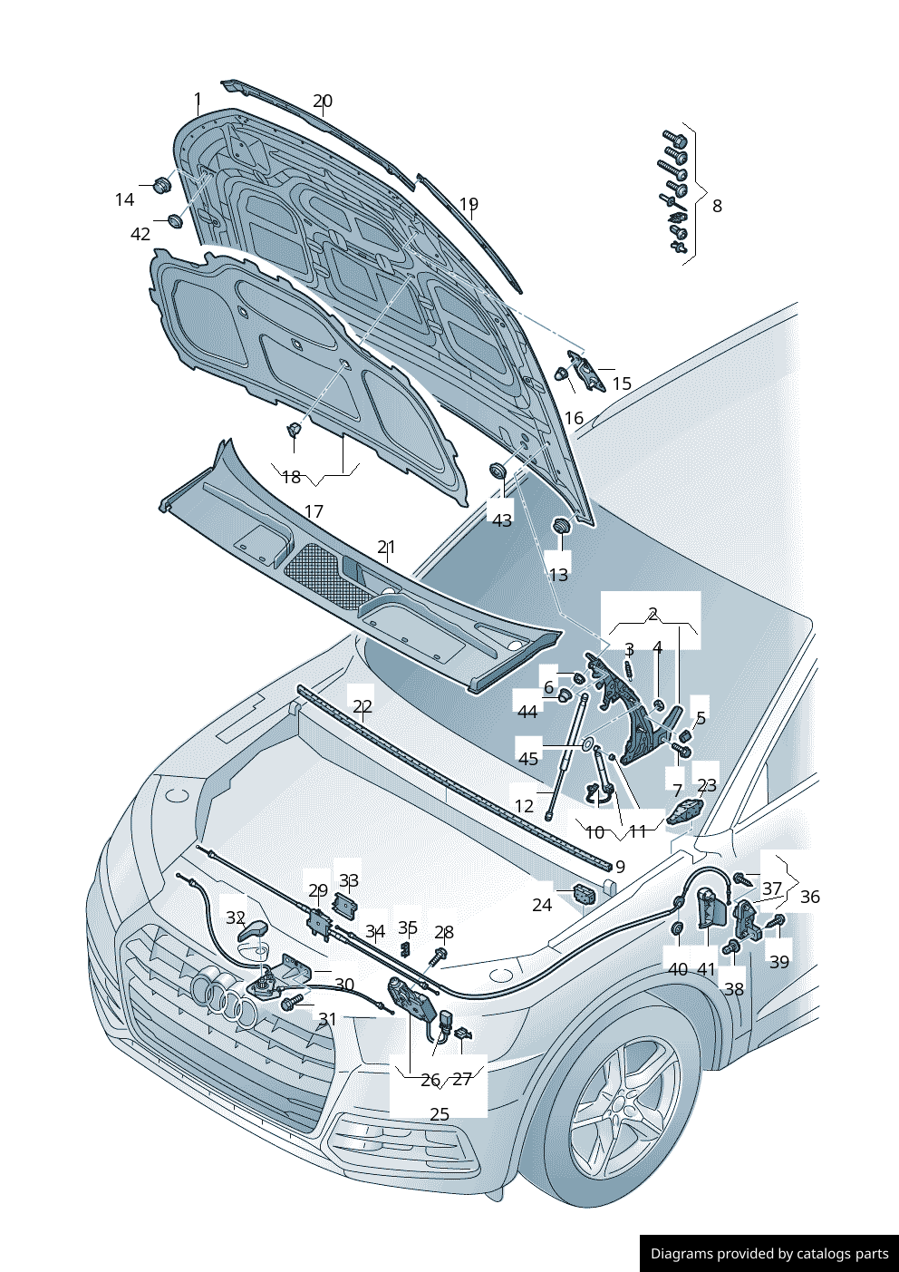 Car part diagram