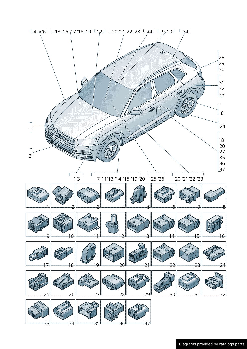 Car part diagram
