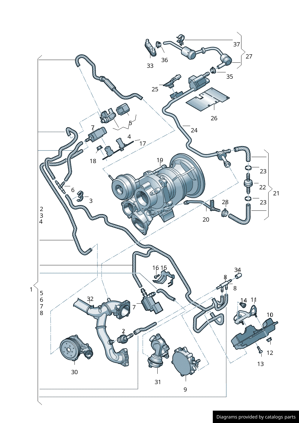 Car part diagram