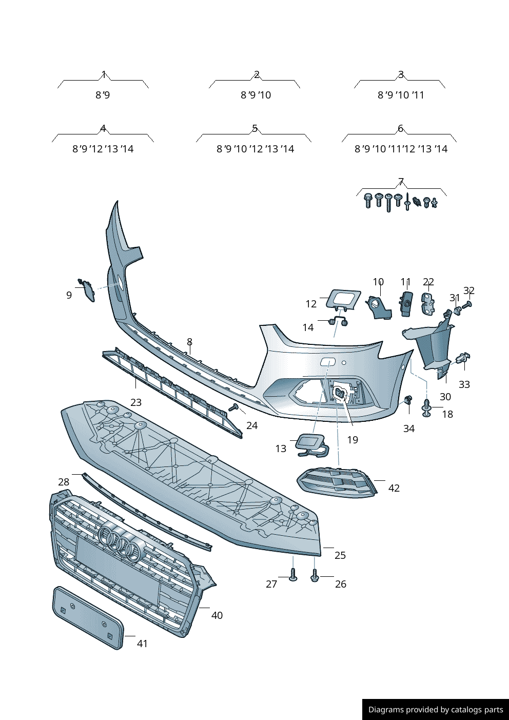 Car part diagram