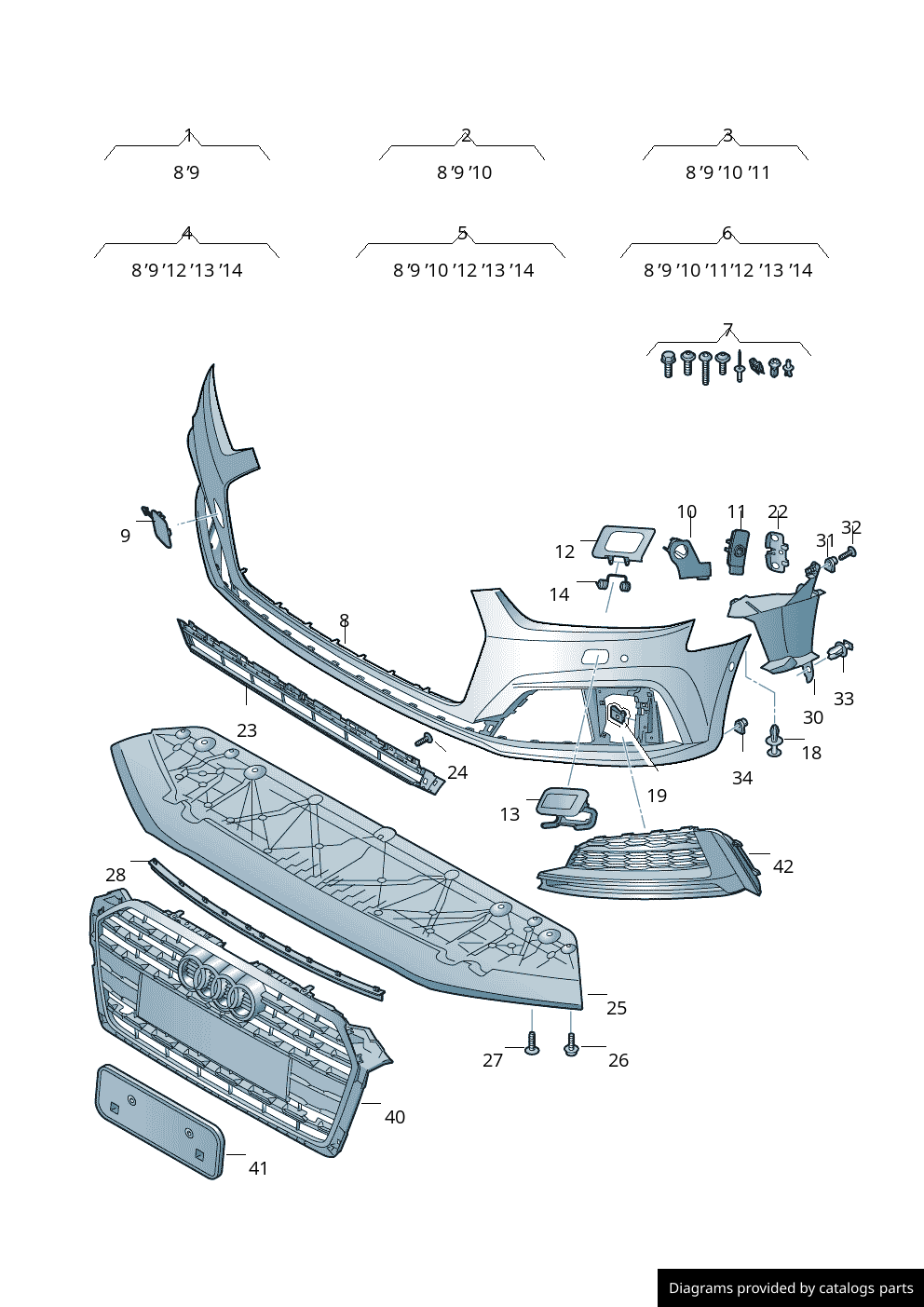 Car part diagram