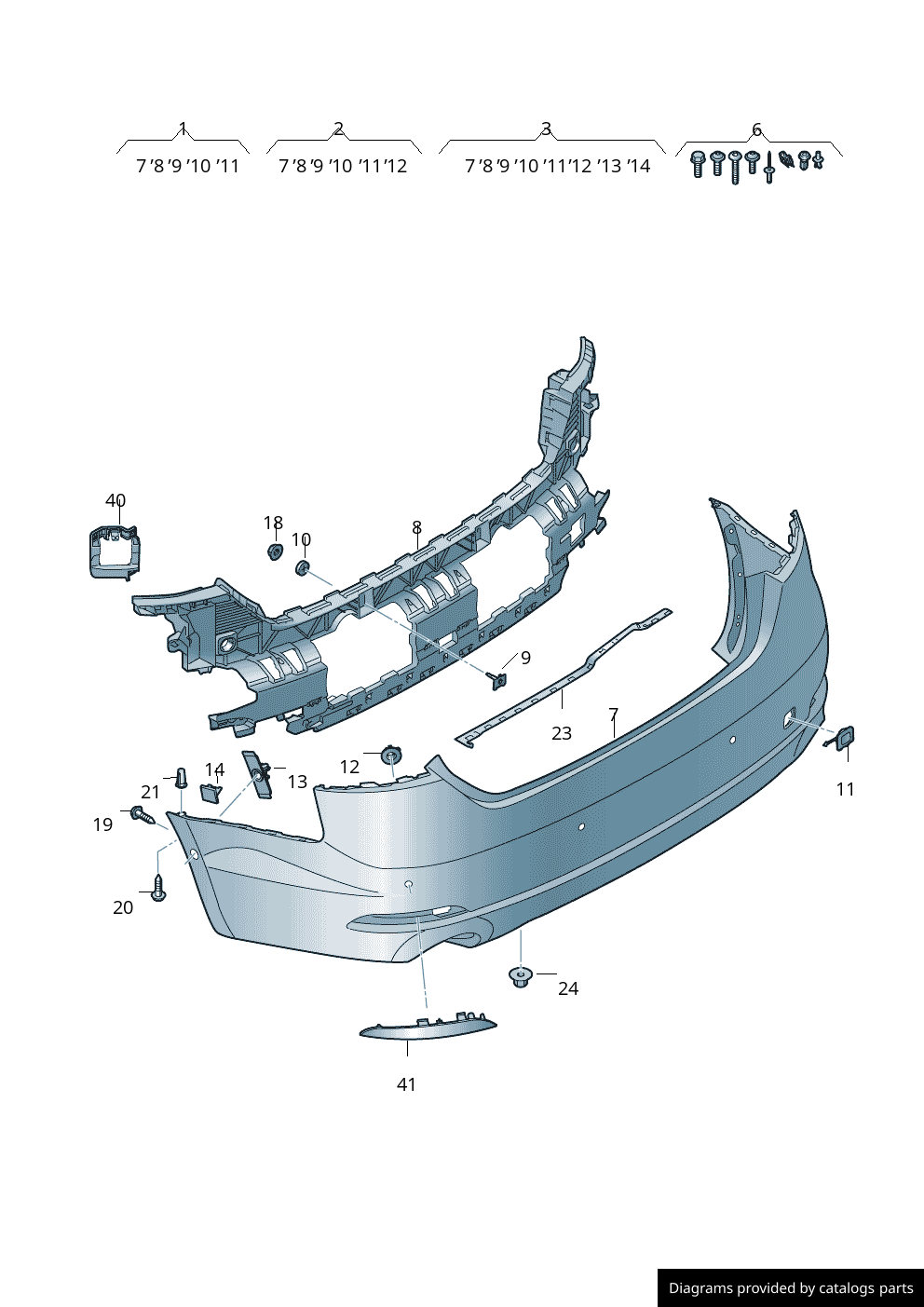 Car part diagram