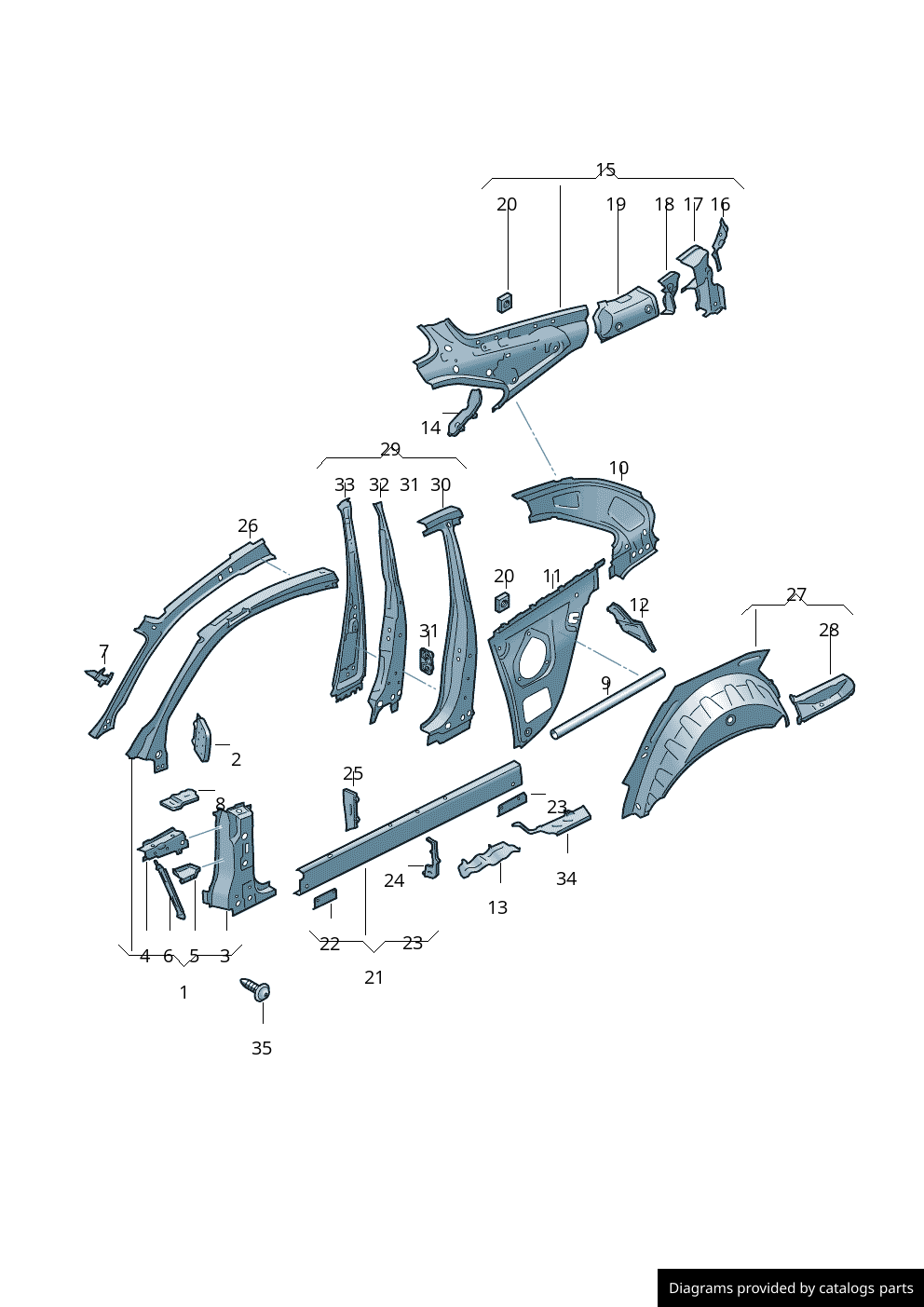 Car part diagram