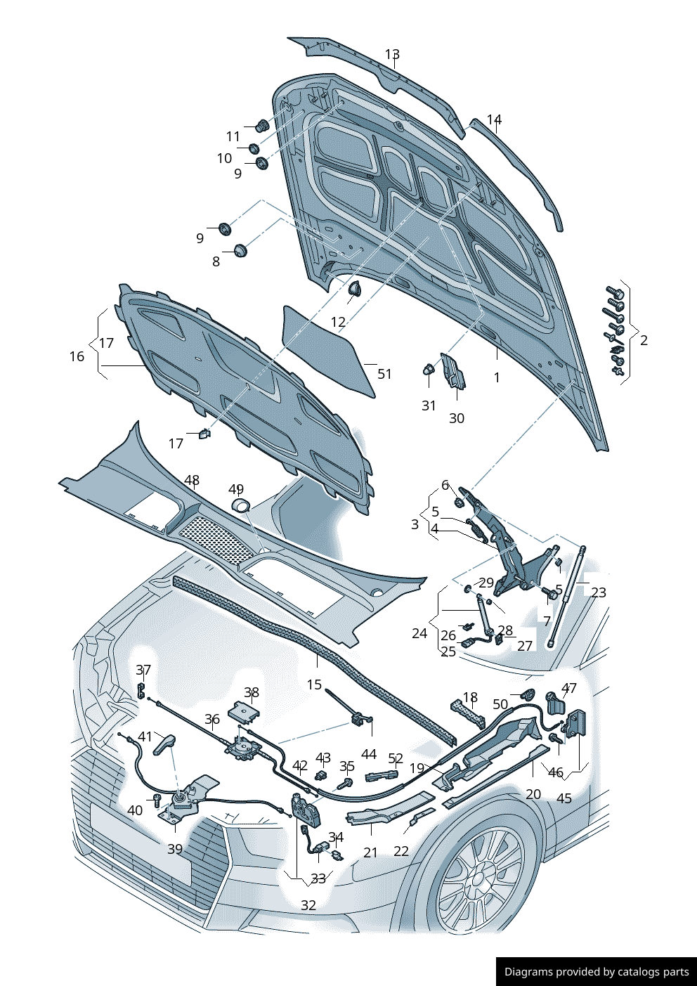 Car part diagram