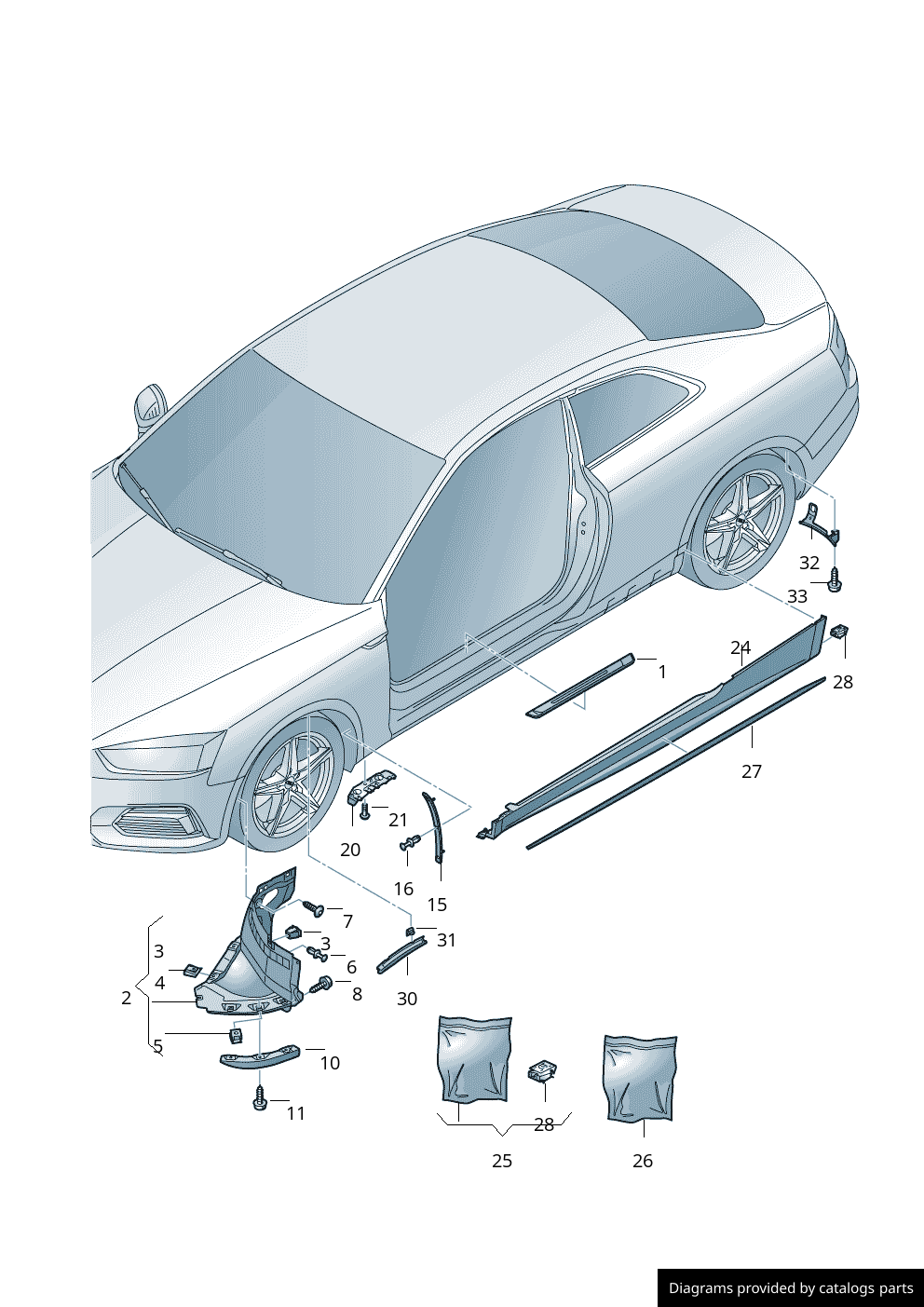 Car part diagram
