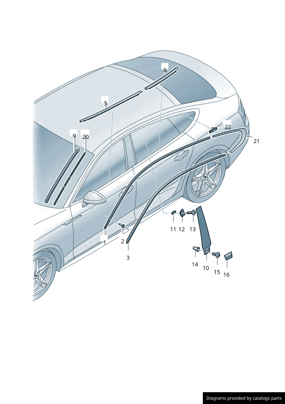 Car part diagram