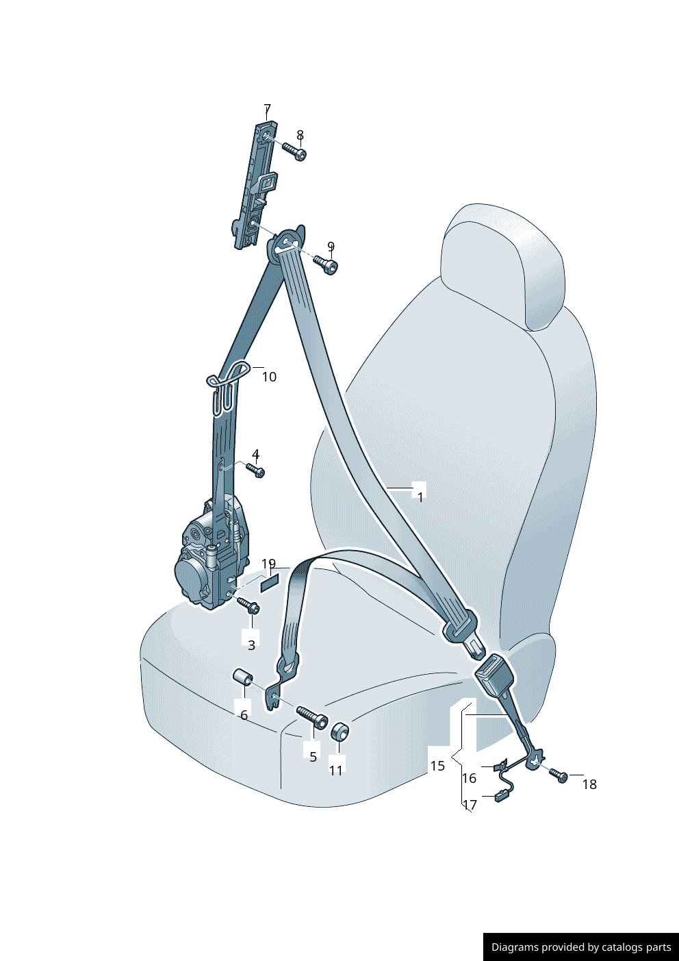 Car part diagram