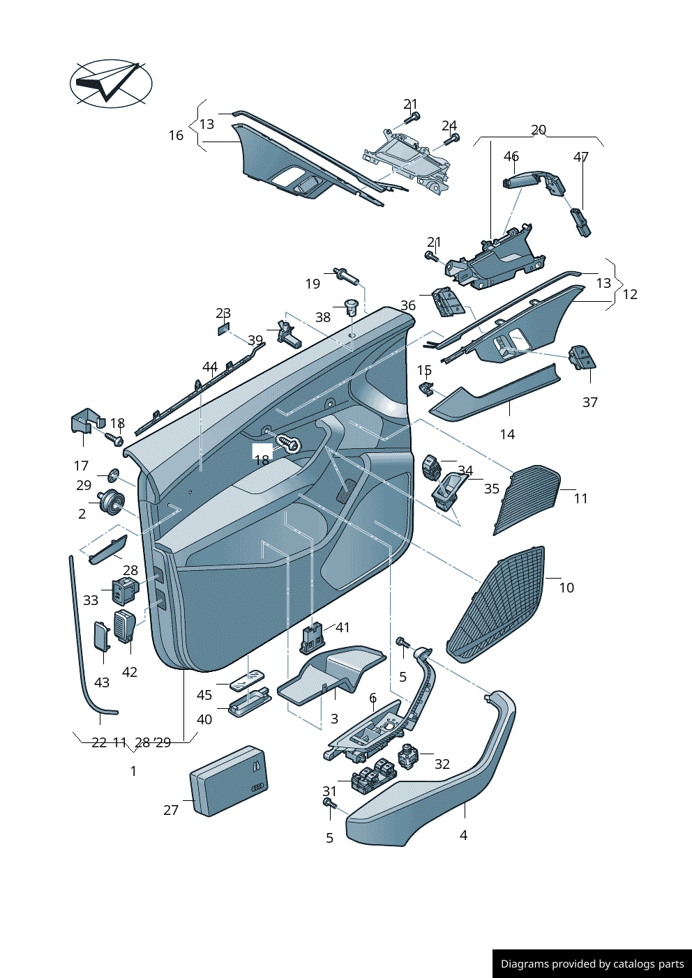 Car part diagram
