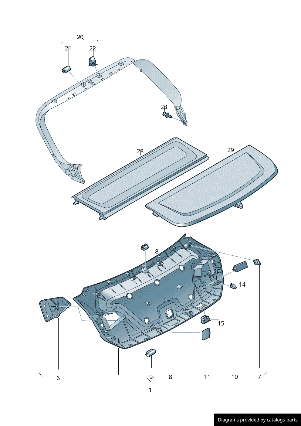 Car part diagram