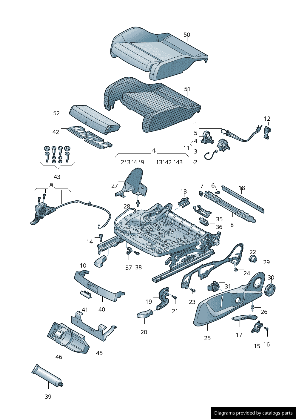 Car part diagram