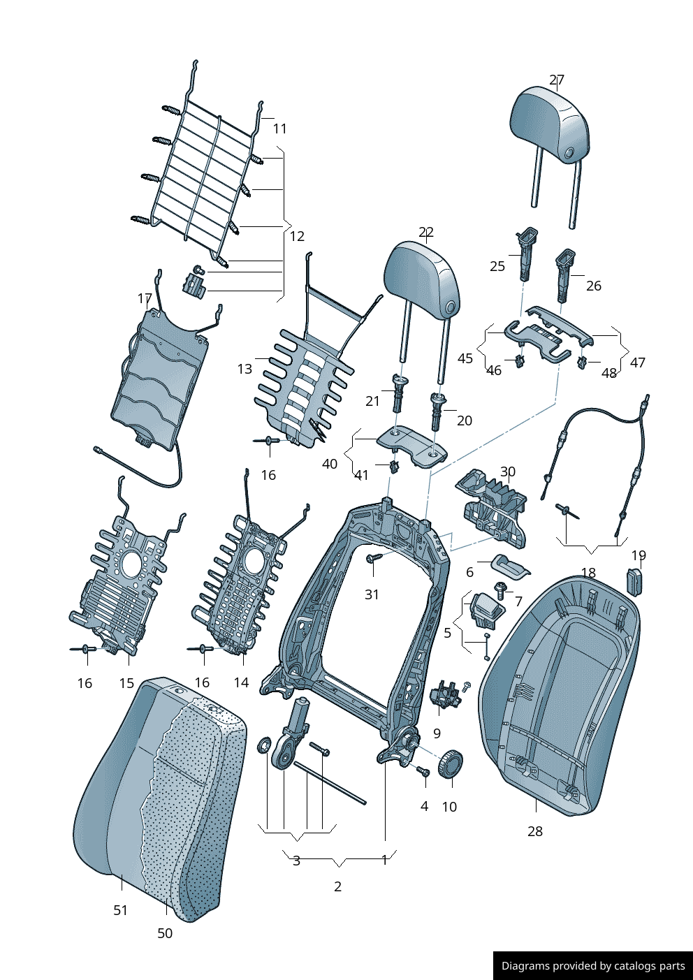 Car part diagram